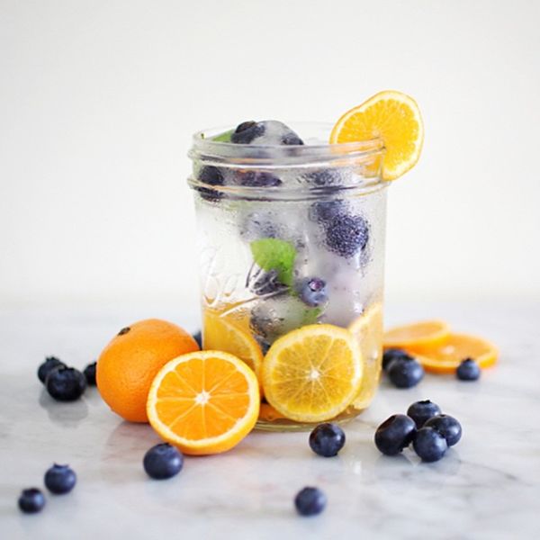 Blueberry Orange Infused Water