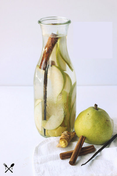 Cinnamon Pear Ginger Infused Water