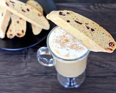 Cranberry and Pine Kernel Biscotti