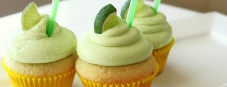 Margarita Cupcakes With Lime Cream Cheese Frosting